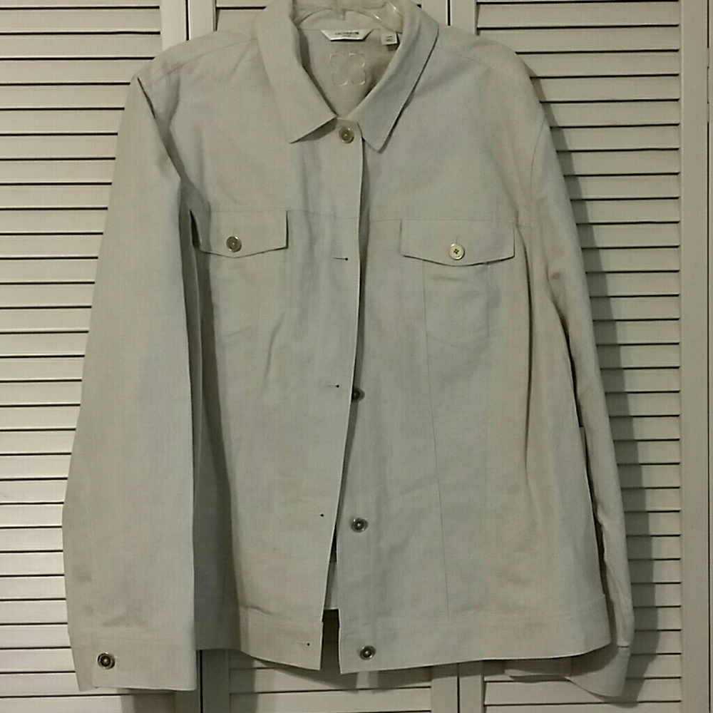 Liz Claiborne Woman Linen Jacket